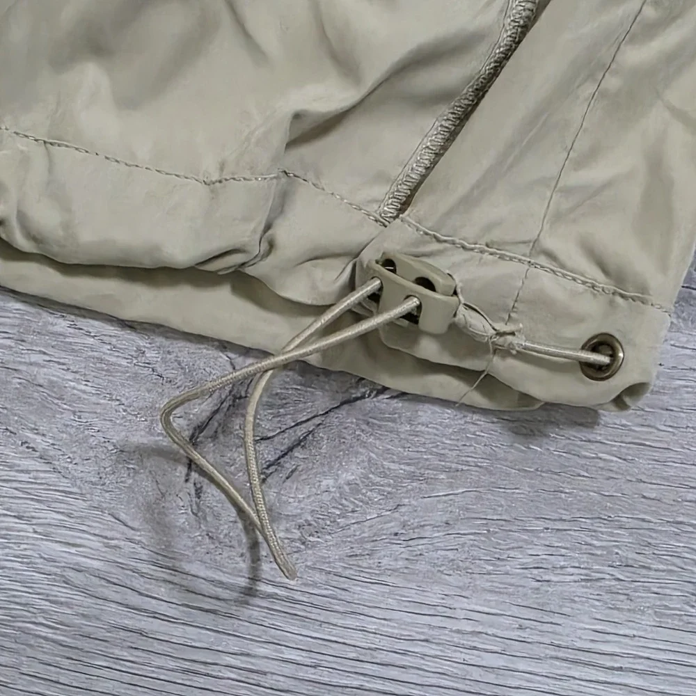 Tommy Bahama Birdie Zip Golf Windbreaker Pullover Men XXL Beige 1/4 Zip Mercedes